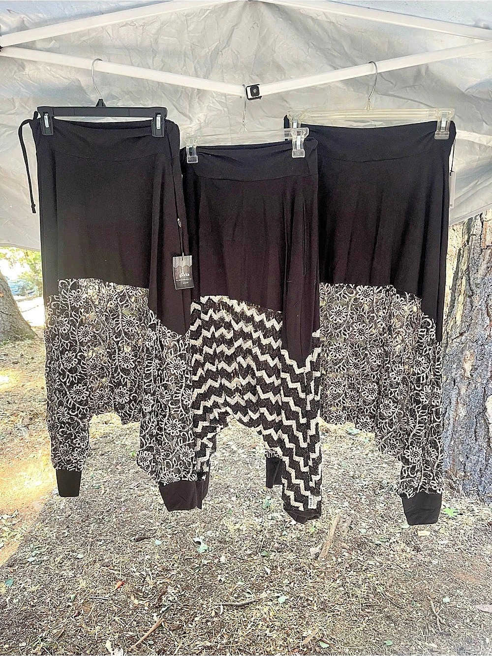 Handmade Lace Harem Pant Wide Leg Pants